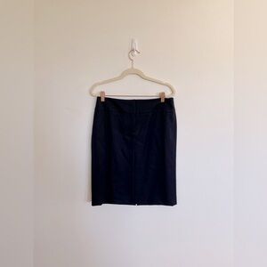 J. Crew 100% Wool Pencil Skirt in Navy, Size 6